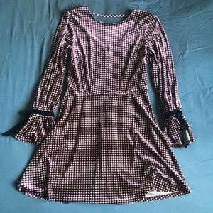 Velvet A-line dress by Xhileration